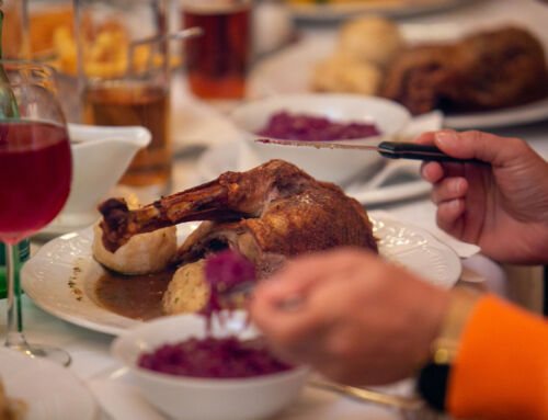 Goose eating – November!!!