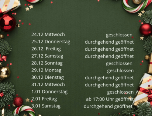 Frohe Weihnachten & einen guten Rutsch ins neue Jahr!